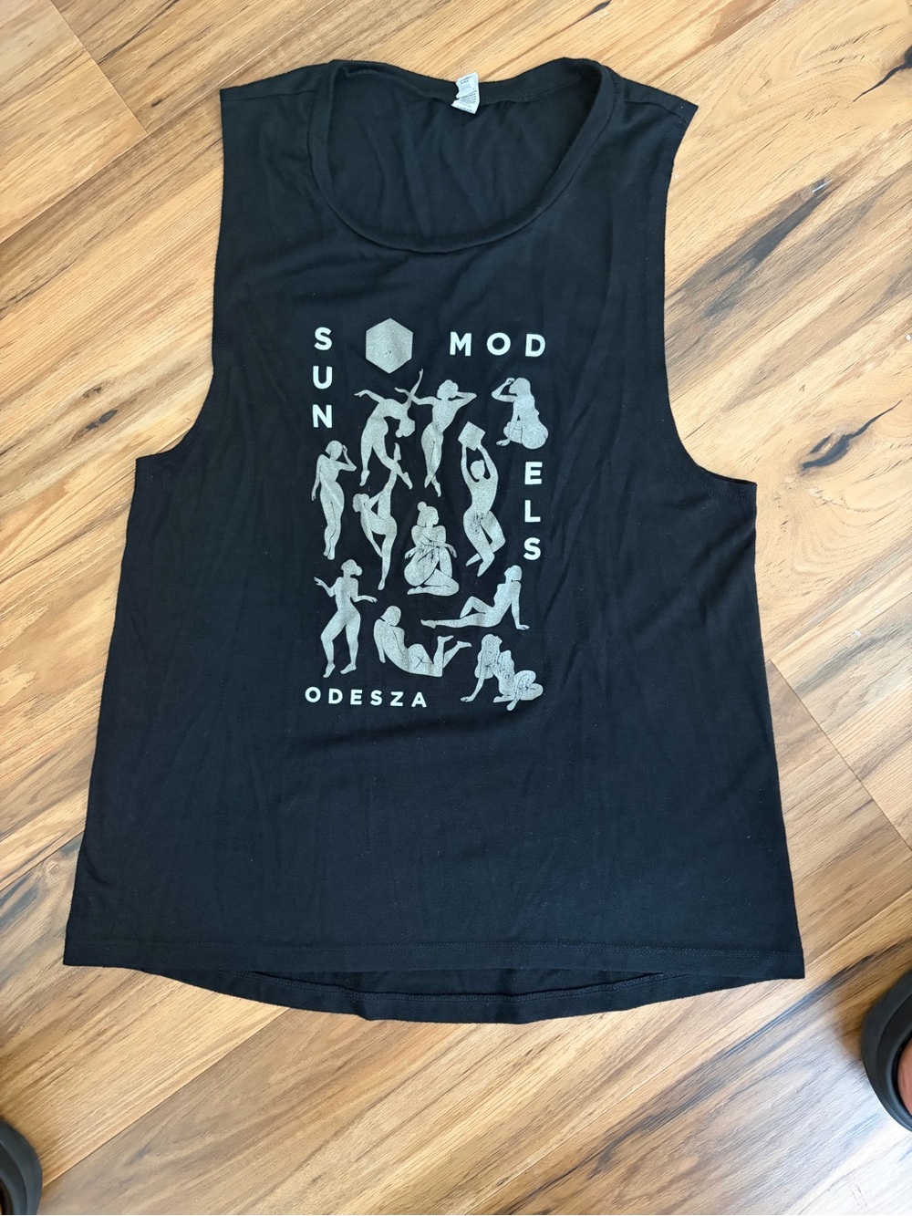 ODESZA “Sun Models” Graphic Muscle Tank – Bella + Canvas – Black – Size Large